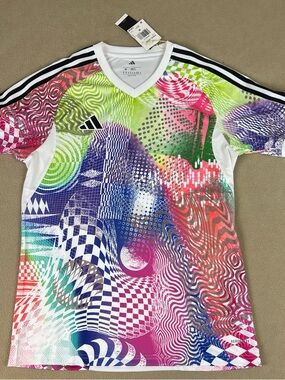 Adidas X Jeremy Scott Men’s Tricot Pride Soccer Jersey. Men's Sz M, JL8097